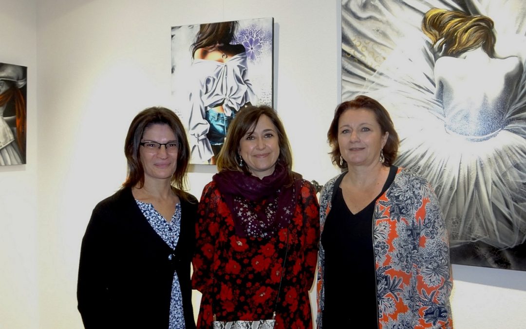 Coup d’œil sur le vernissage de l’exposition de Carole Assié, Althéa et Julie Espiau, ce 21 février 2020