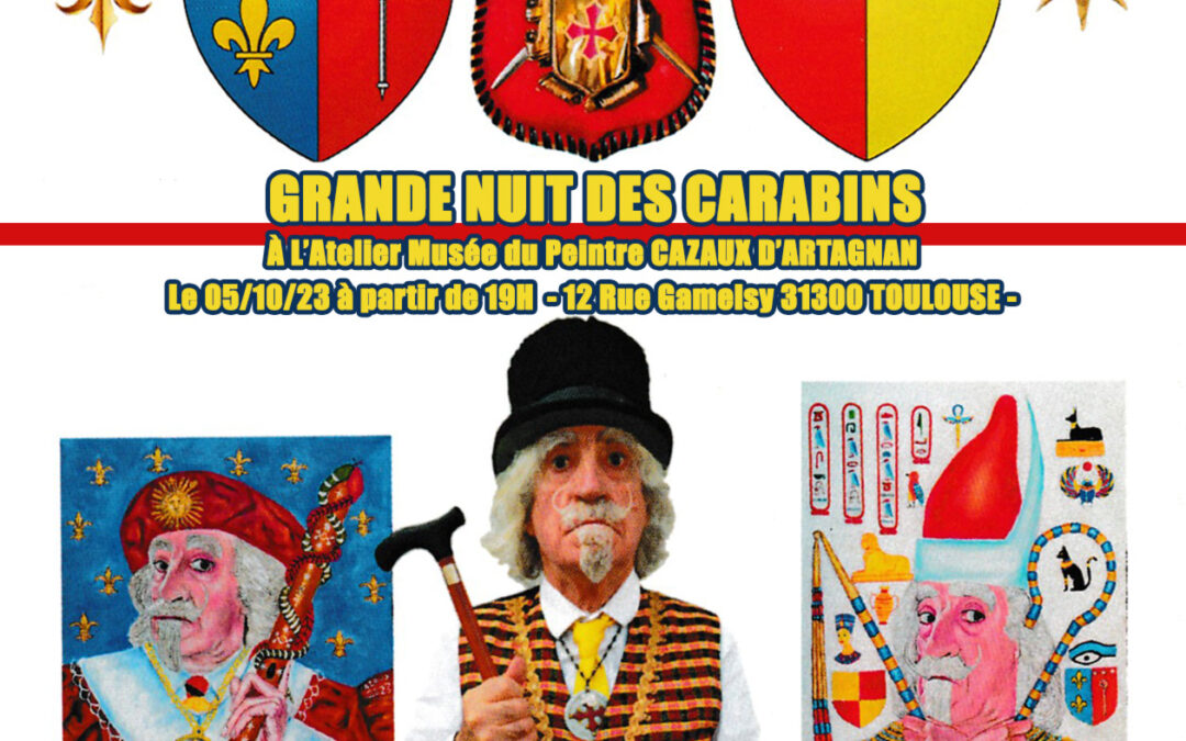 Des nouvelles + Invitation au vernissage du Peintre Artiste Humaniste & Poète Toulousain ; Monsieur Pierre Cazaux D’Artagnan