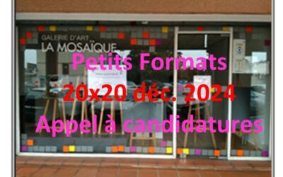 Salon des Petits Formats 20×20, déc 2024 Appel à candidatures