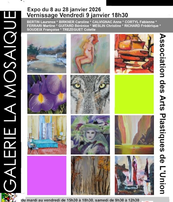 Prochaine exposition : AAPU, 8 janvier 2026