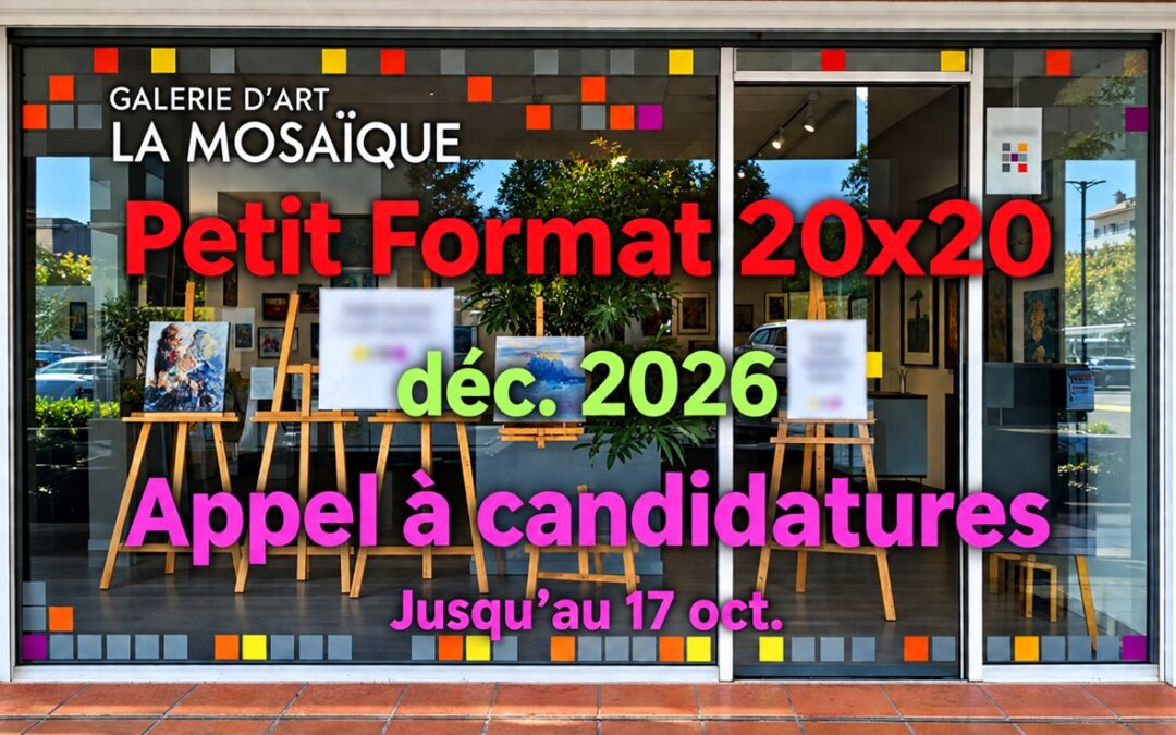 Salon du Petit Format 20×20 déc. 2026 : Appel à candidatures